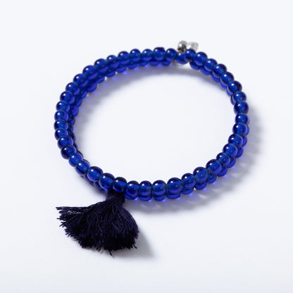 Taj Tassel Glass Bead Bracelet