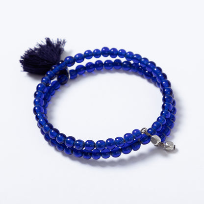 Taj Tassel Glass Bead Bracelet