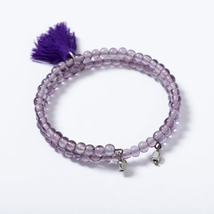 Taj Tassel Glass Bead Bracelet