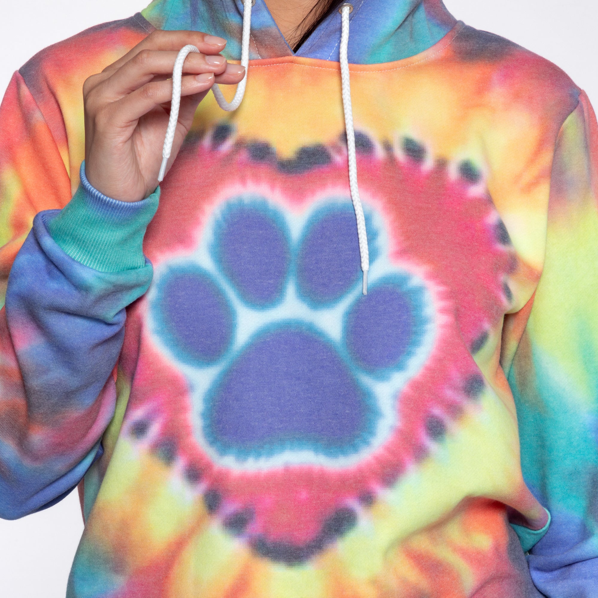 Pawz tie dye hoodie sale
