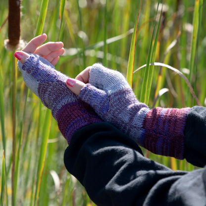 Alpaca Fingerless Mittens | Handmade, Fair Trade, 100% Alpaca Fiber