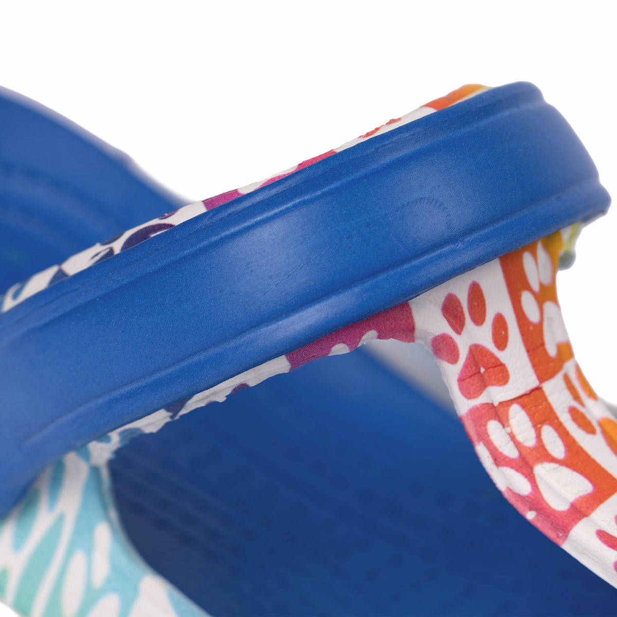 Multicolored Mary Jane Clogs