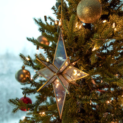 Glass Moravian Star Ornament | Fair Trade