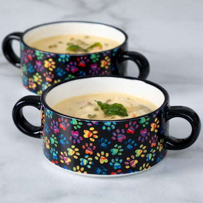 Double Handle Soup Cups - Set of 2