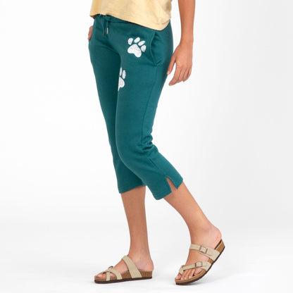 Paw Print Capri Sweatpants