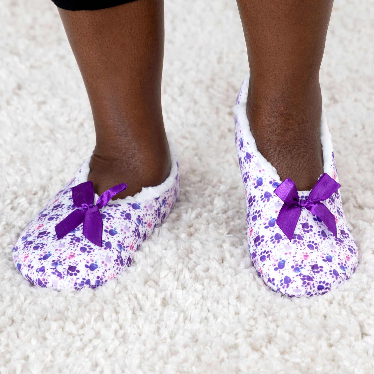 Super Cozy&trade; Pawsitively Adorable Paw Slippers