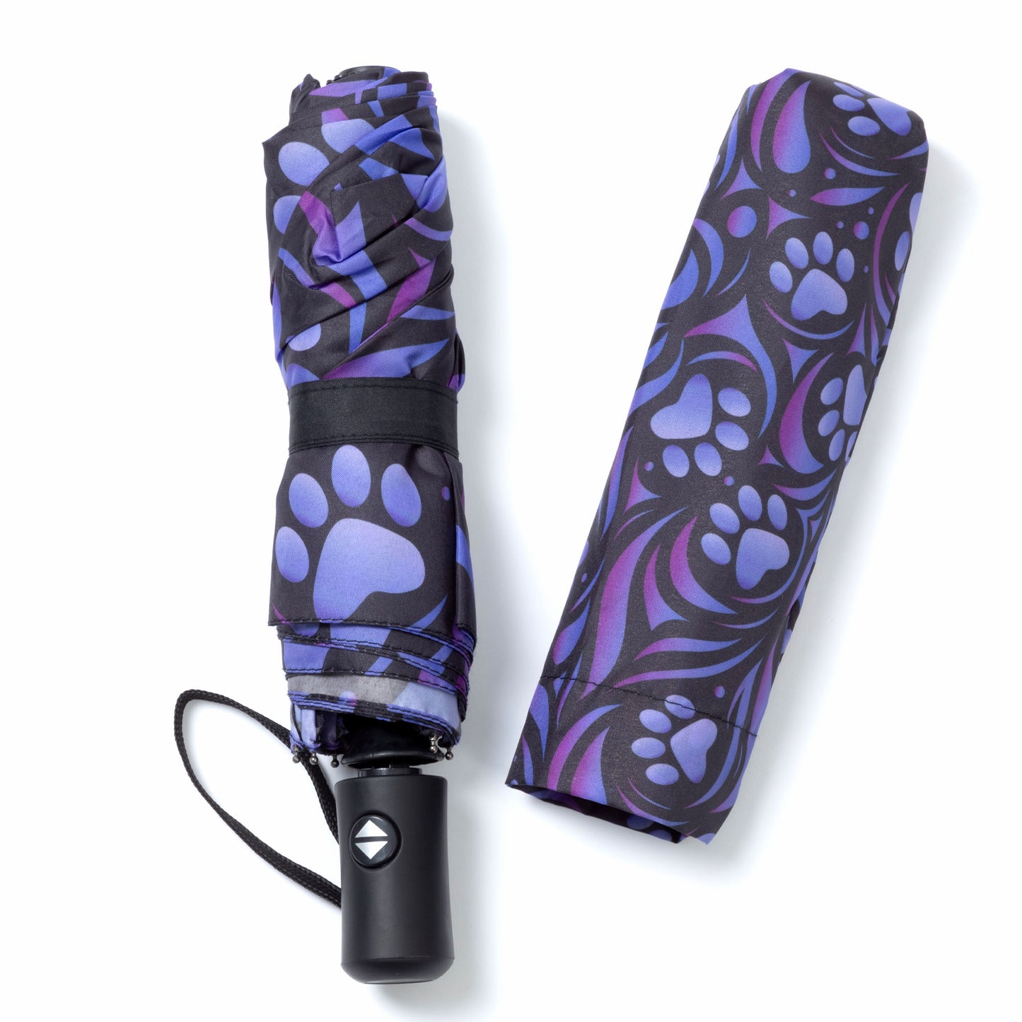 Rainy Day Paw Print Umbrella