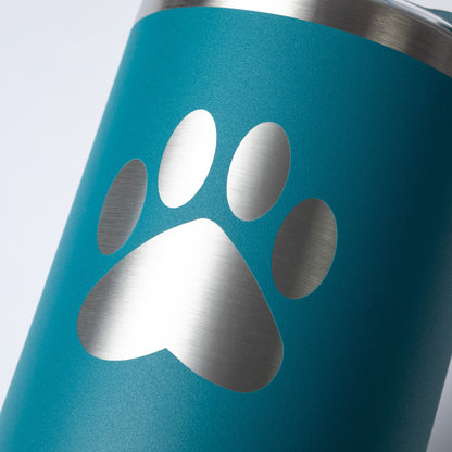 Paw Print Vacuum Sealed Stainless Steel Tumbler - 40 oz