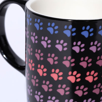 Paws & Prints Tall Ceramic Mug