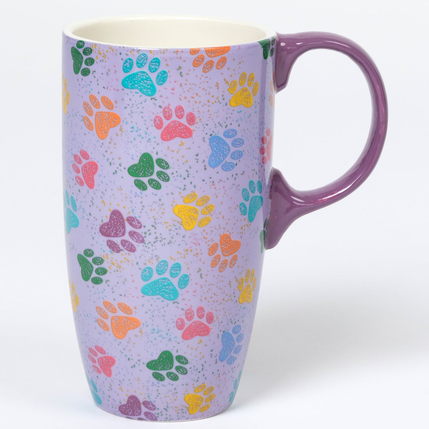 Paws & Prints Tall Ceramic Mug