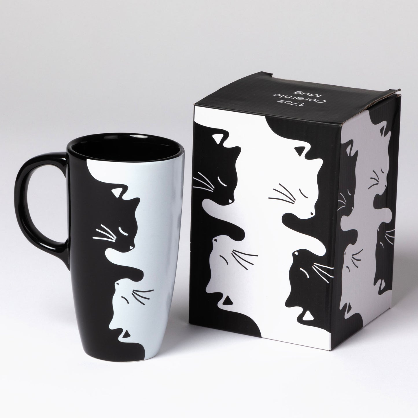 Paws & Prints Tall Ceramic Mug