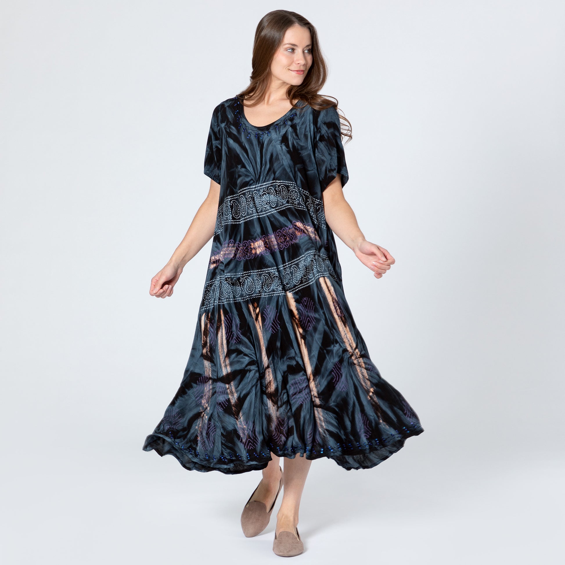 black tie dress with short sleeves Adrianna Papell Women's Mock Neck Short Dress - Black