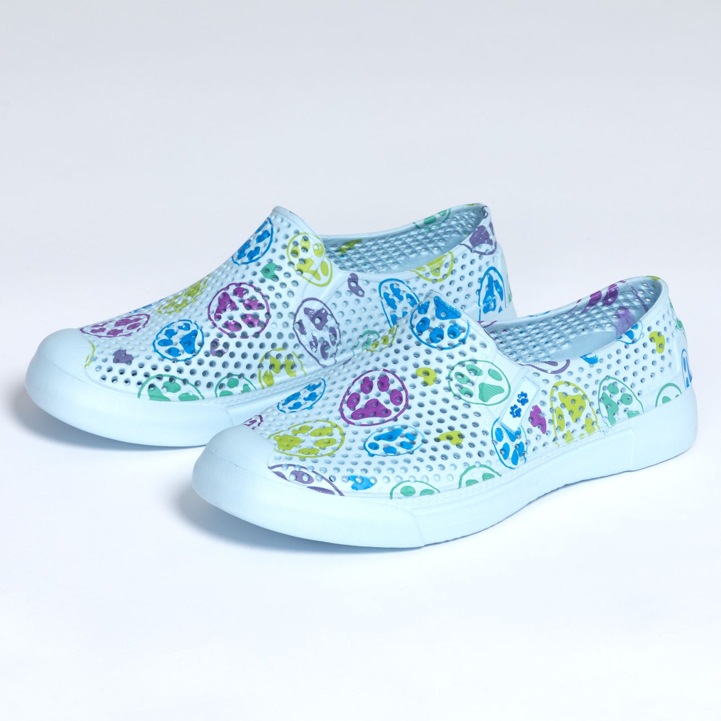 Paw Print Lightweight Slip-On Shoes