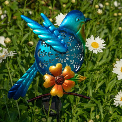 Tweeting Bird Solar Garden Stake