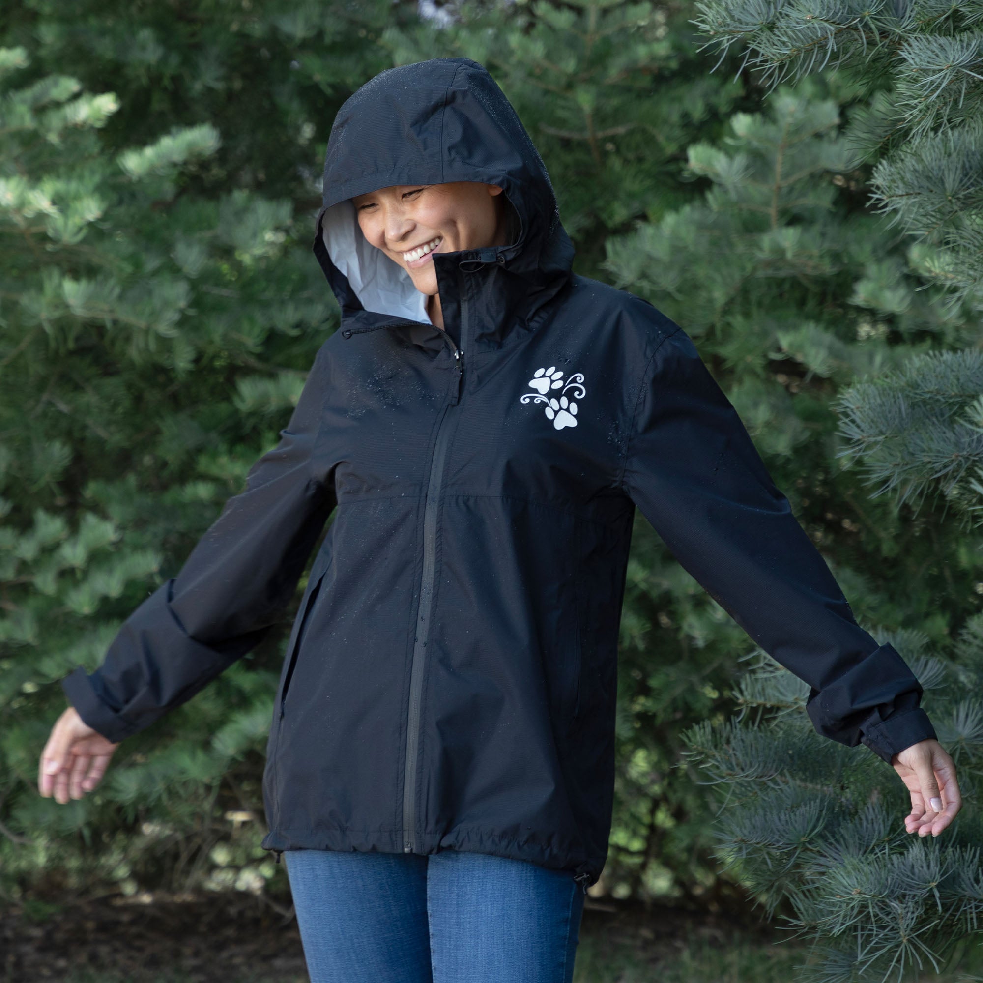 Paw print jacket sale