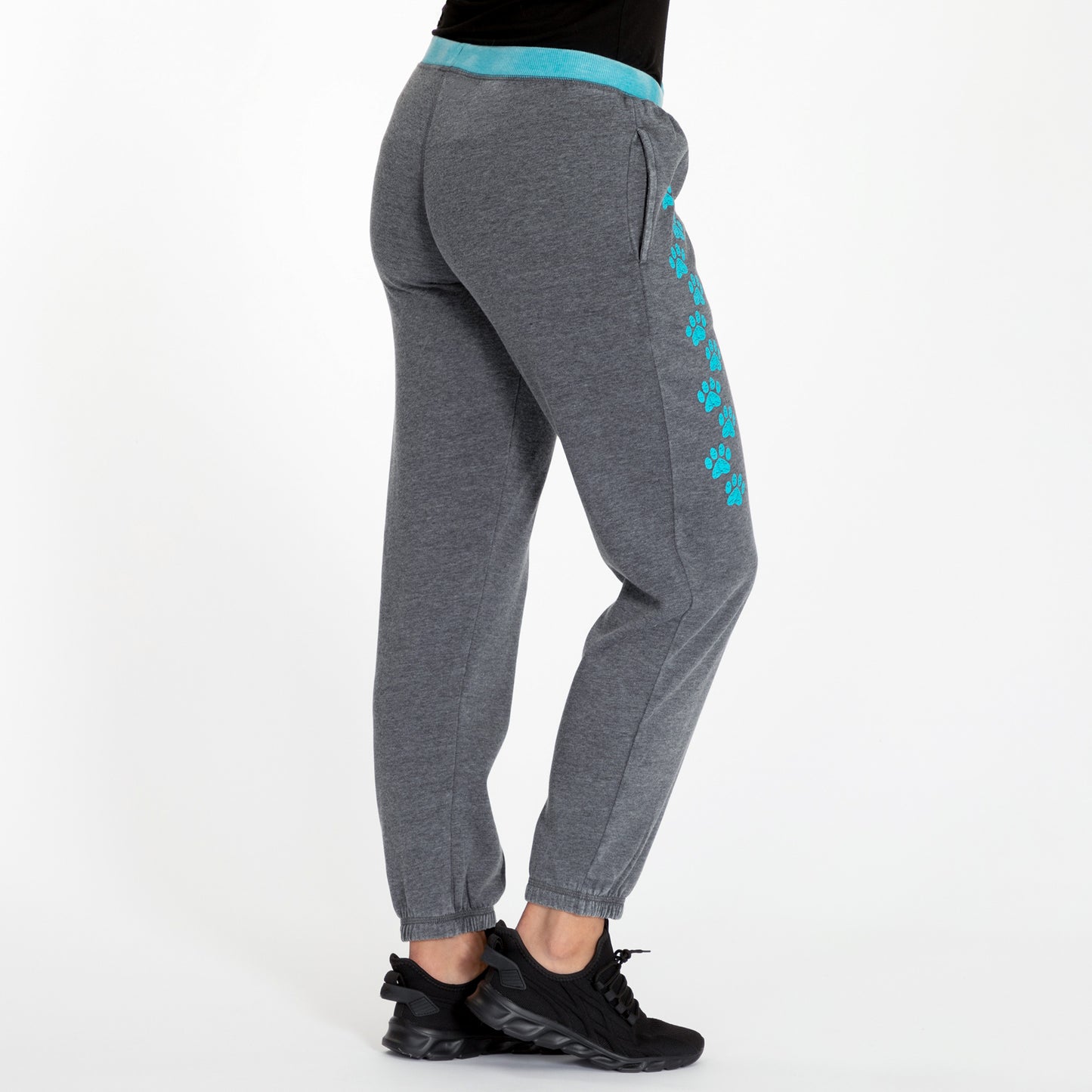 Walking Paws Burnout Sweatpants with Pockets