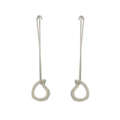 Enchanting Sterling Silver Long Earrings