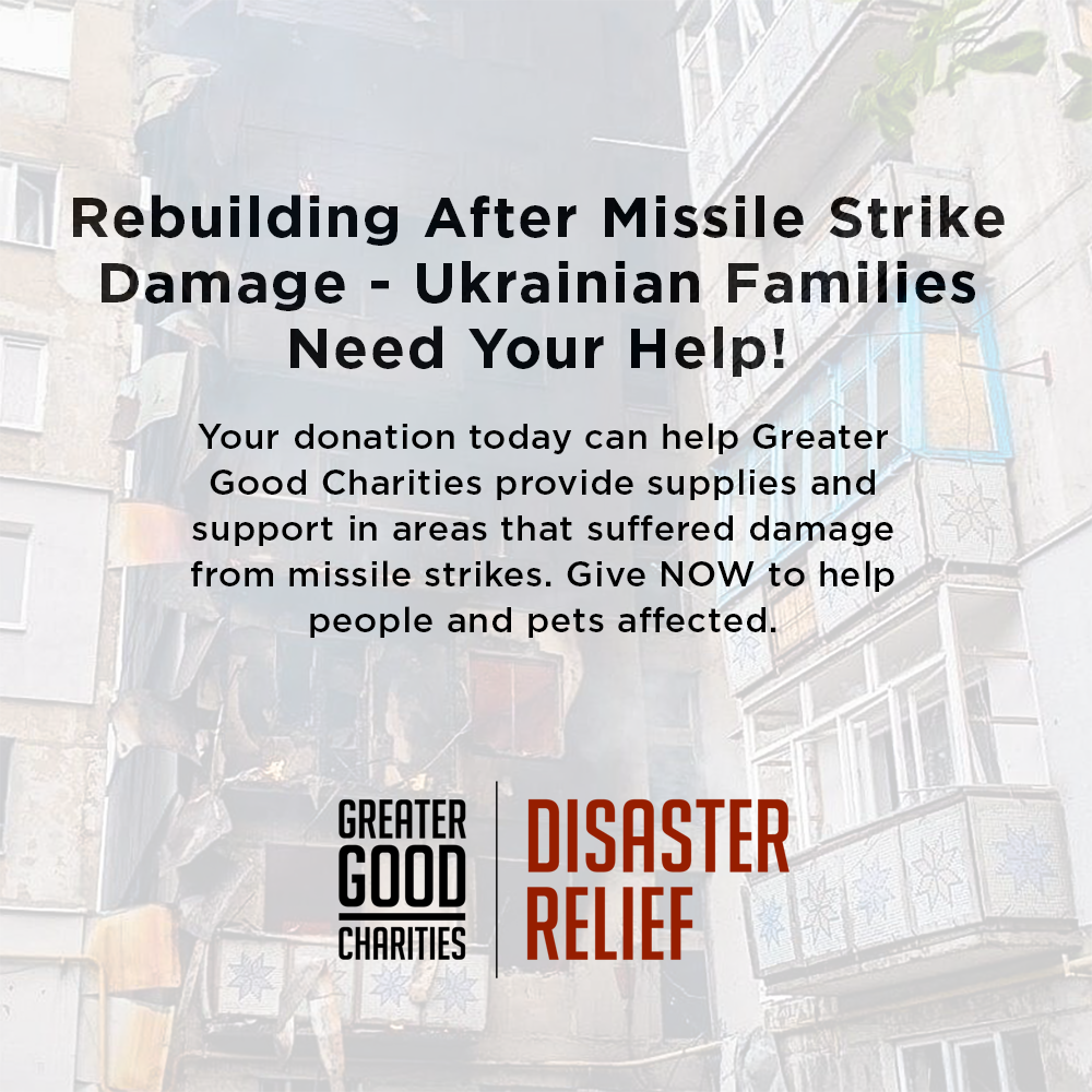 Rebuilding After Missile Strike Damage - Ukrainian Families Need Your Help