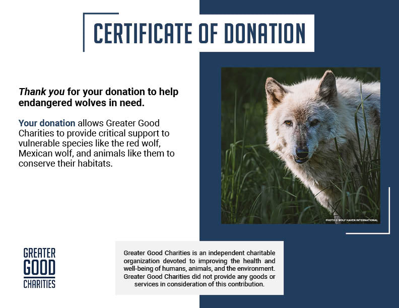 Help Save Endangered Wolves