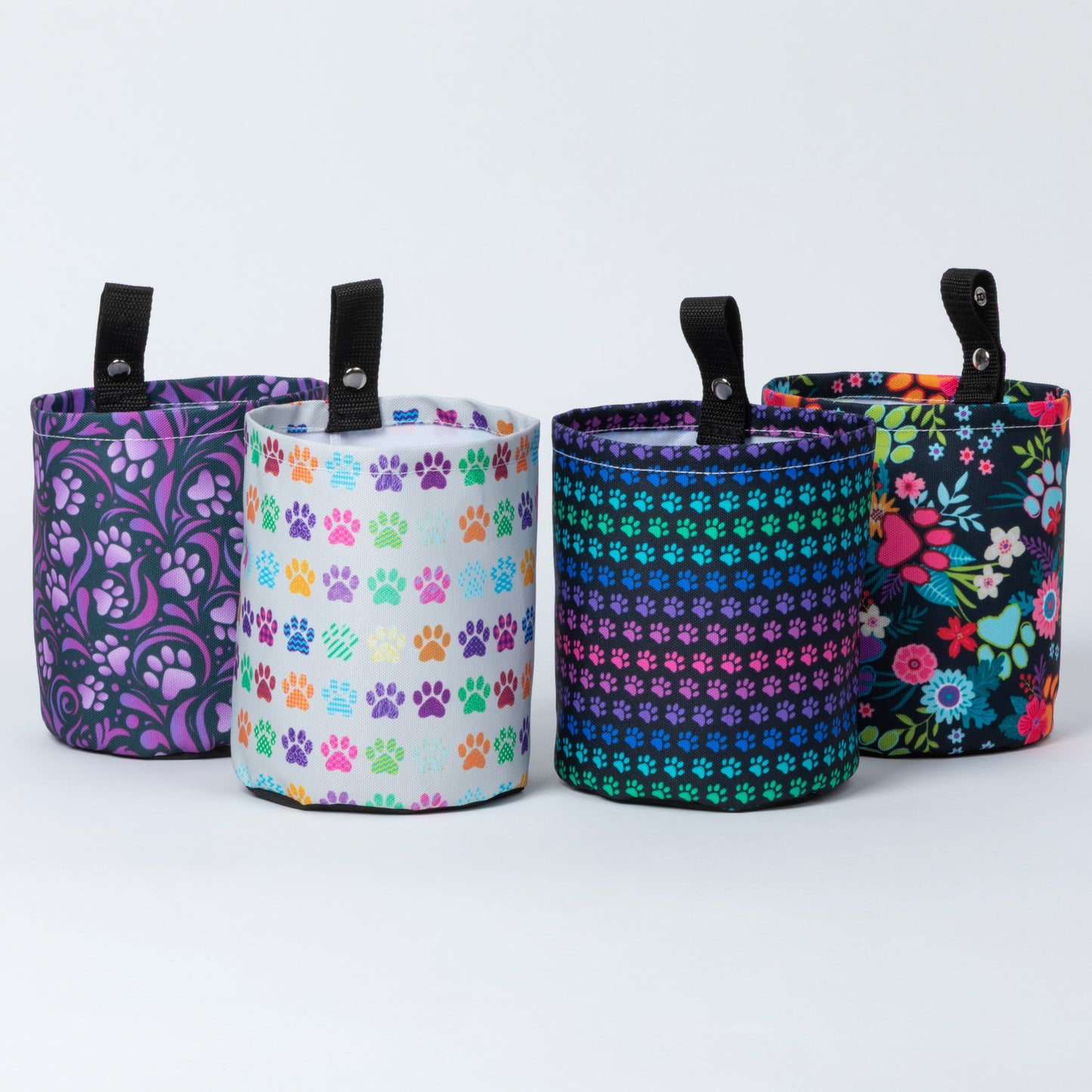 Paw Print Lightweight Foldable Car Trash Can