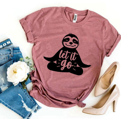 Let It Go Sloth T-shirt