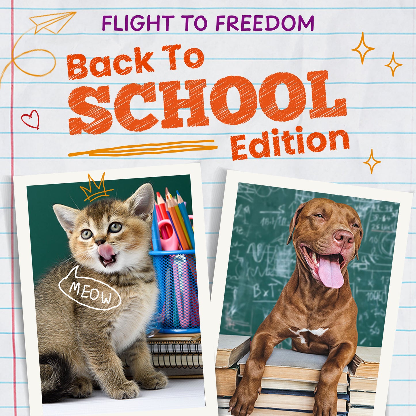Help Fly Pets to Freedom
