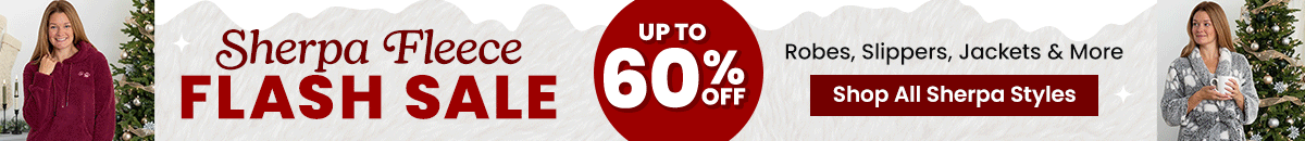 Sherpa Fleece Flash Sale from The Animal Rescue Site and GreaterGood featuring sherpa paw-print items with purple accents; proceeds help support shelter pets and more.