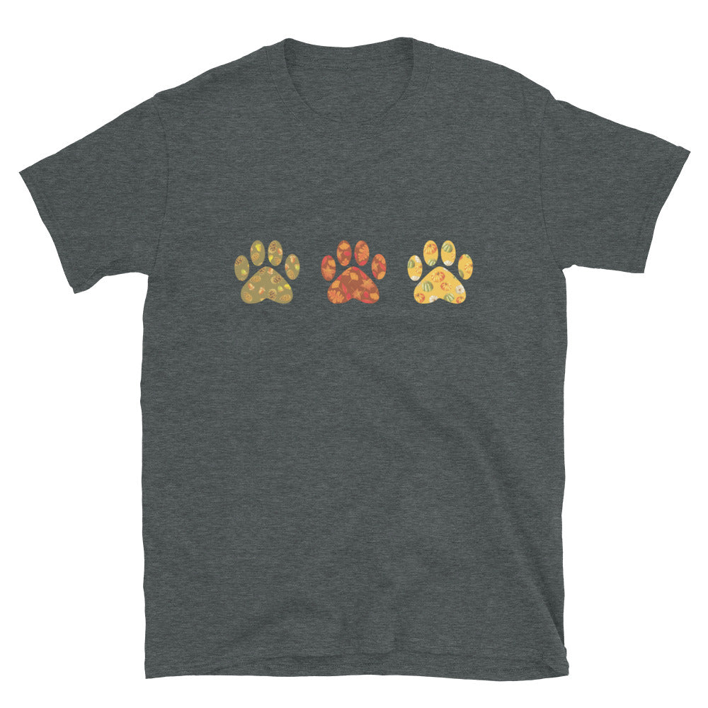 Festive Fall Paw Prints T-Shirt