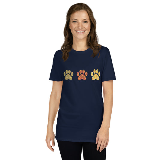 Festive Fall Paw Prints T-Shirt