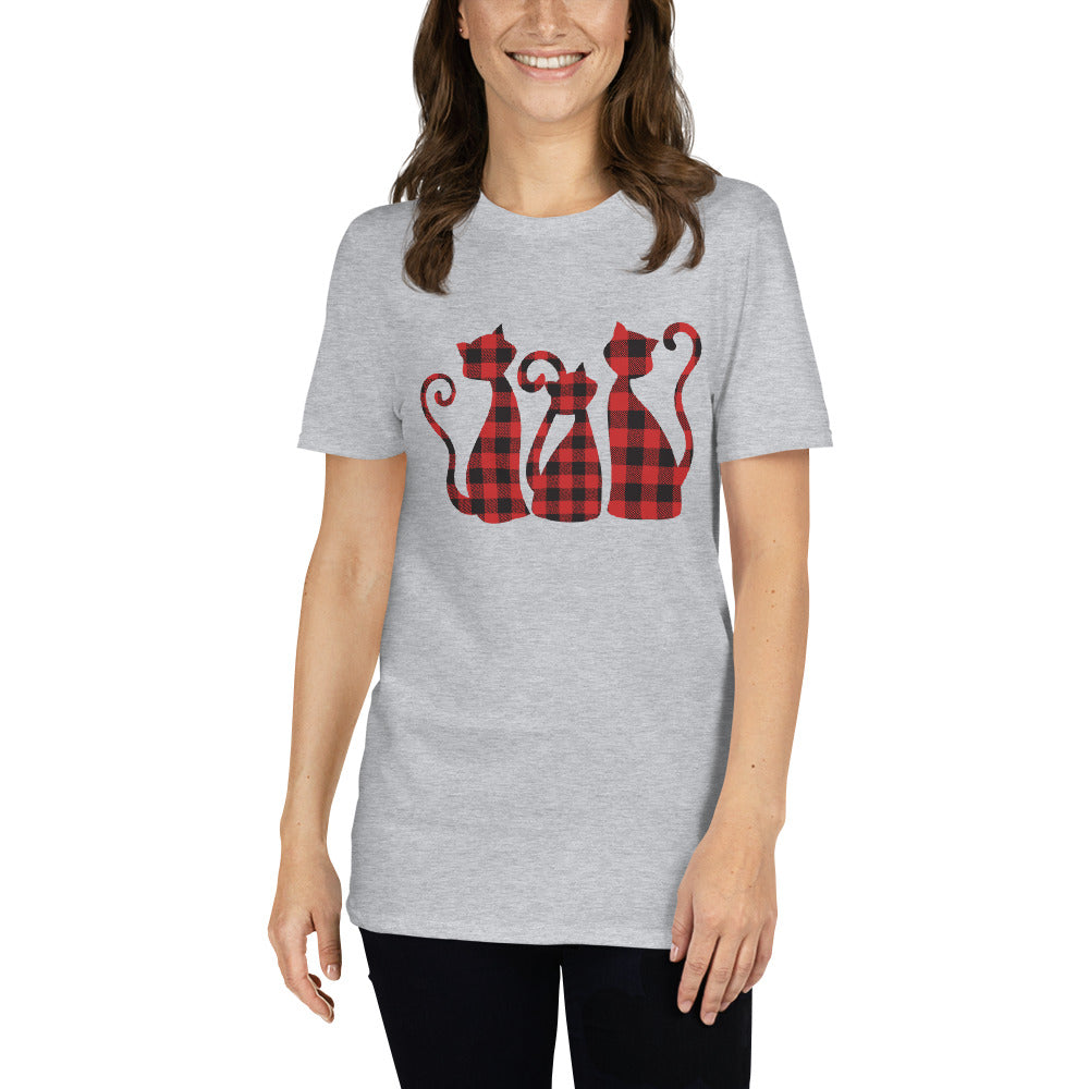 Gingham Cats T-Shirt