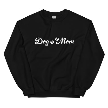 Paw Print Dog Mom Crewneck Sweatshirt