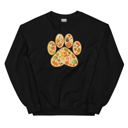 Paw Print of Autumn Crewneck Sweatshirt