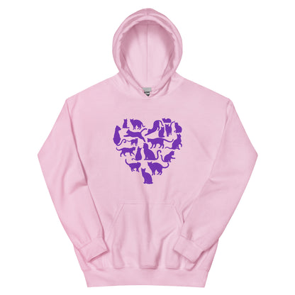 Lots of Love For Cats Hoodie