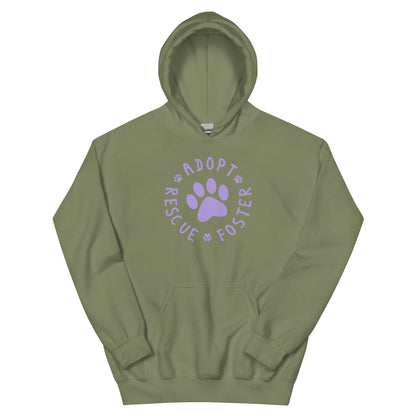 Adopt, Rescue, Foster Hoodie