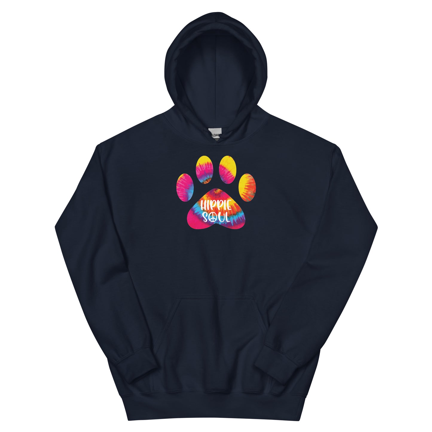 Hippie Soul Paw Print Hoodie