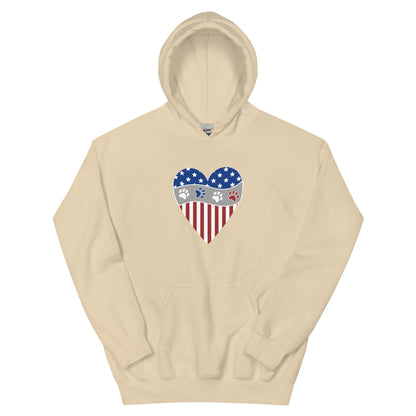 Patriotic Heart Hoodie