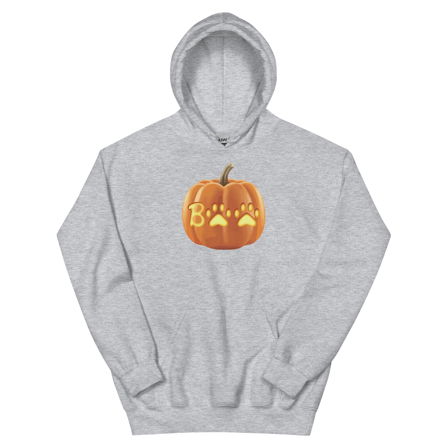 Paw Print Boo Pumpkin Hoodie