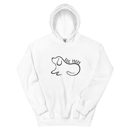 Dog Mom Outlined Hoodie