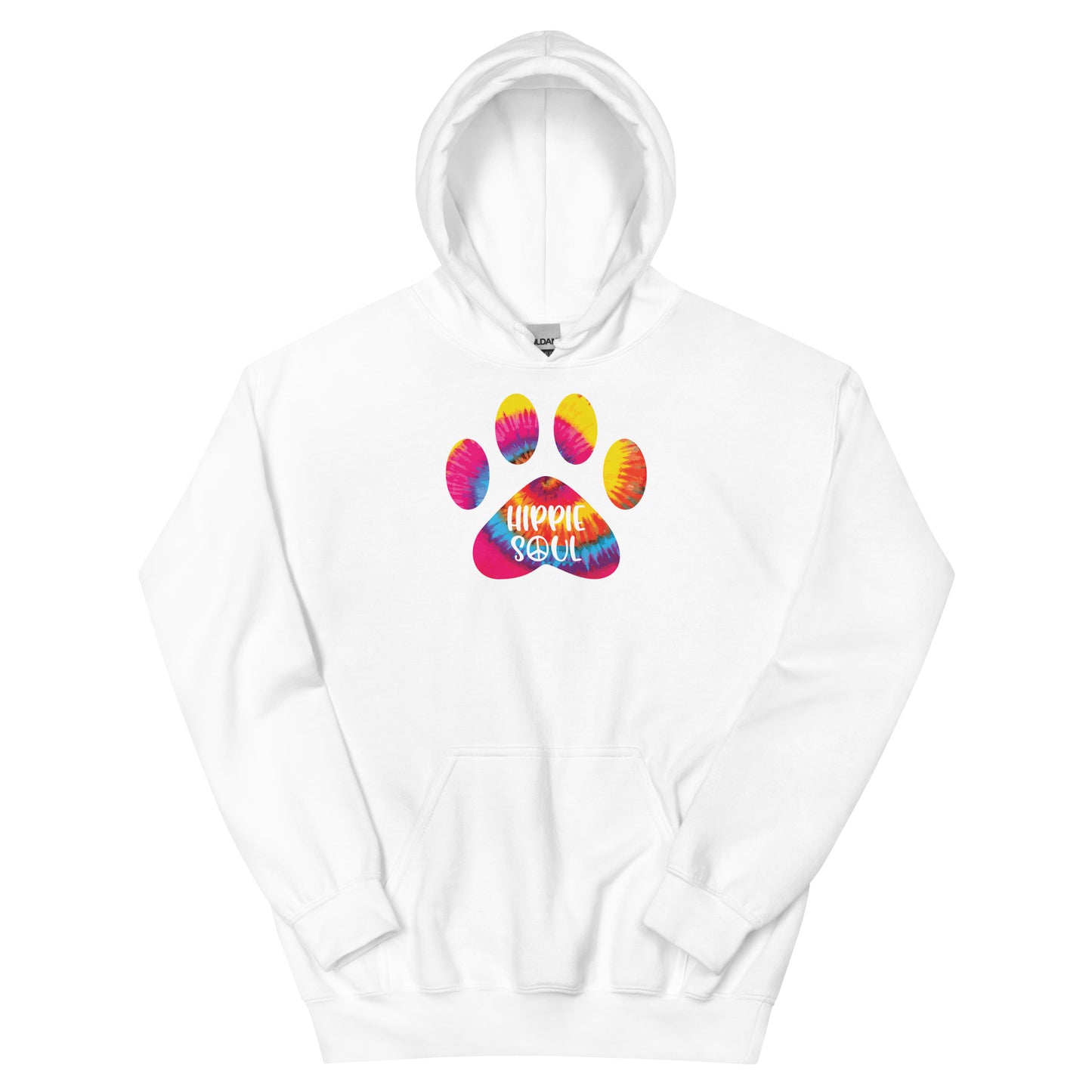 Hippie Soul Paw Print Hoodie