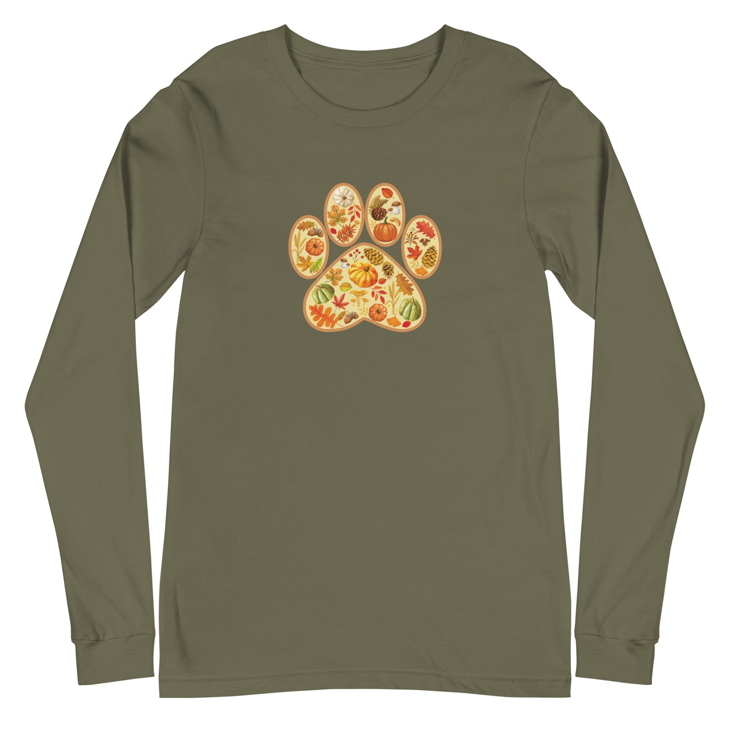 Paw Print of Autumn Long Sleeve Tee