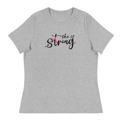 She Is Strong Women's Relaxed T-Shirt