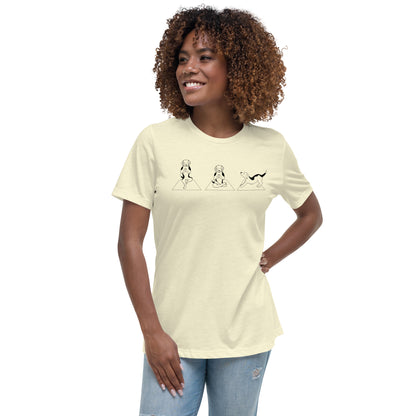 Dog Yoga Pose Relaxed T-Shirt