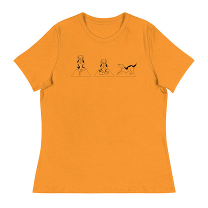 Dog Yoga Pose Relaxed T-Shirt