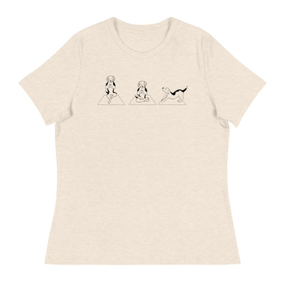 Dog Yoga Pose Relaxed T-Shirt