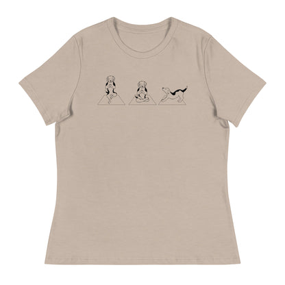 Dog Yoga Pose Relaxed T-Shirt