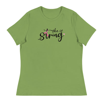 She Is Strong Women's Relaxed T-Shirt