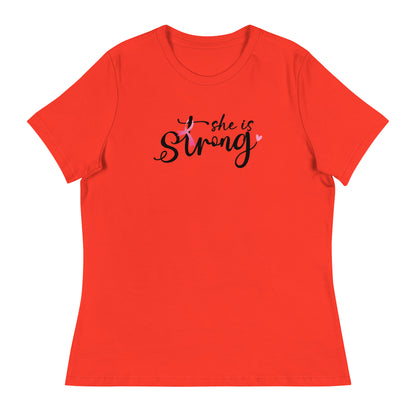 She Is Strong Women's Relaxed T-Shirt