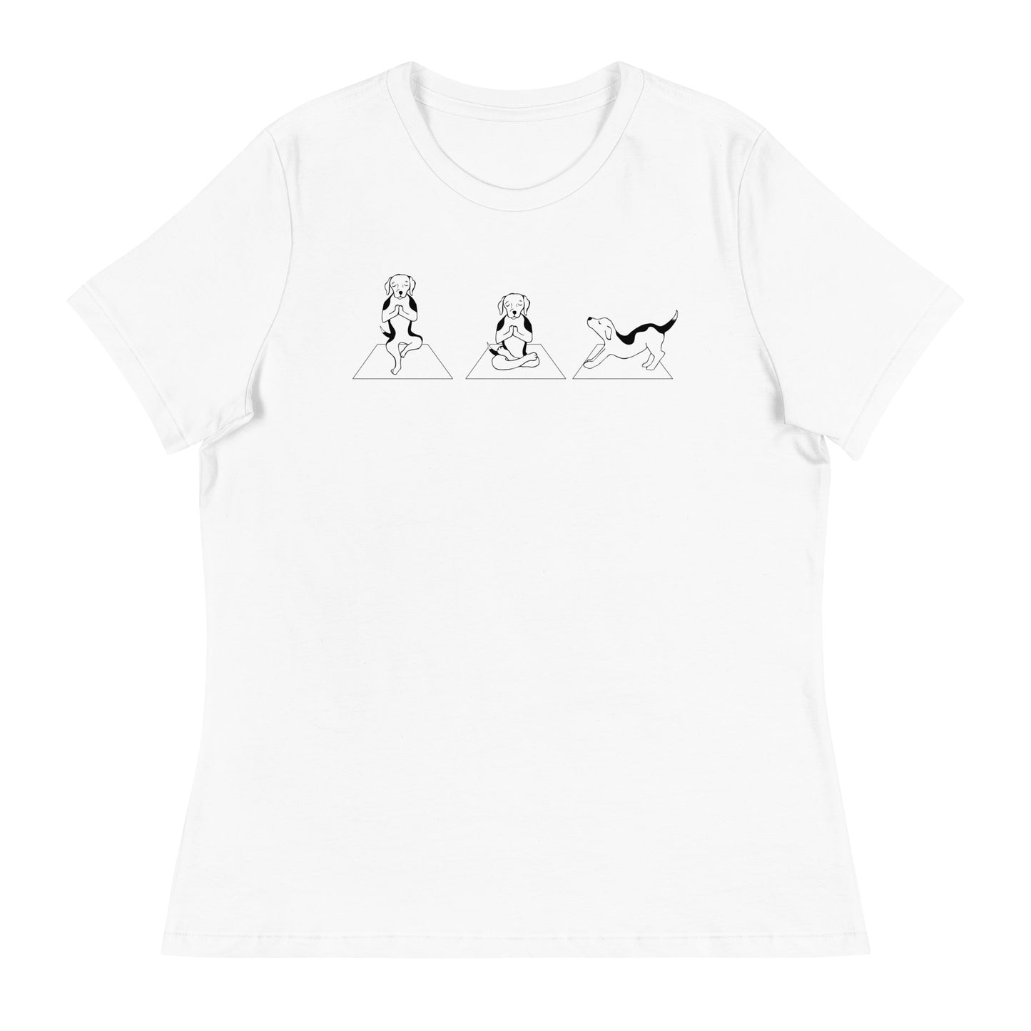 Dog Yoga Pose Relaxed T-Shirt