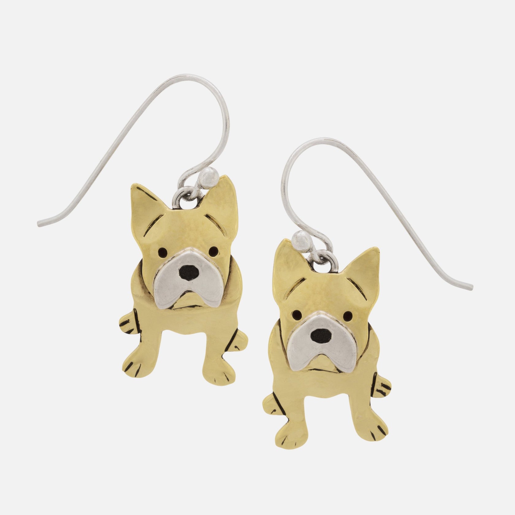 Sterling Silver Dangle Dog Earrings | GreaterGood