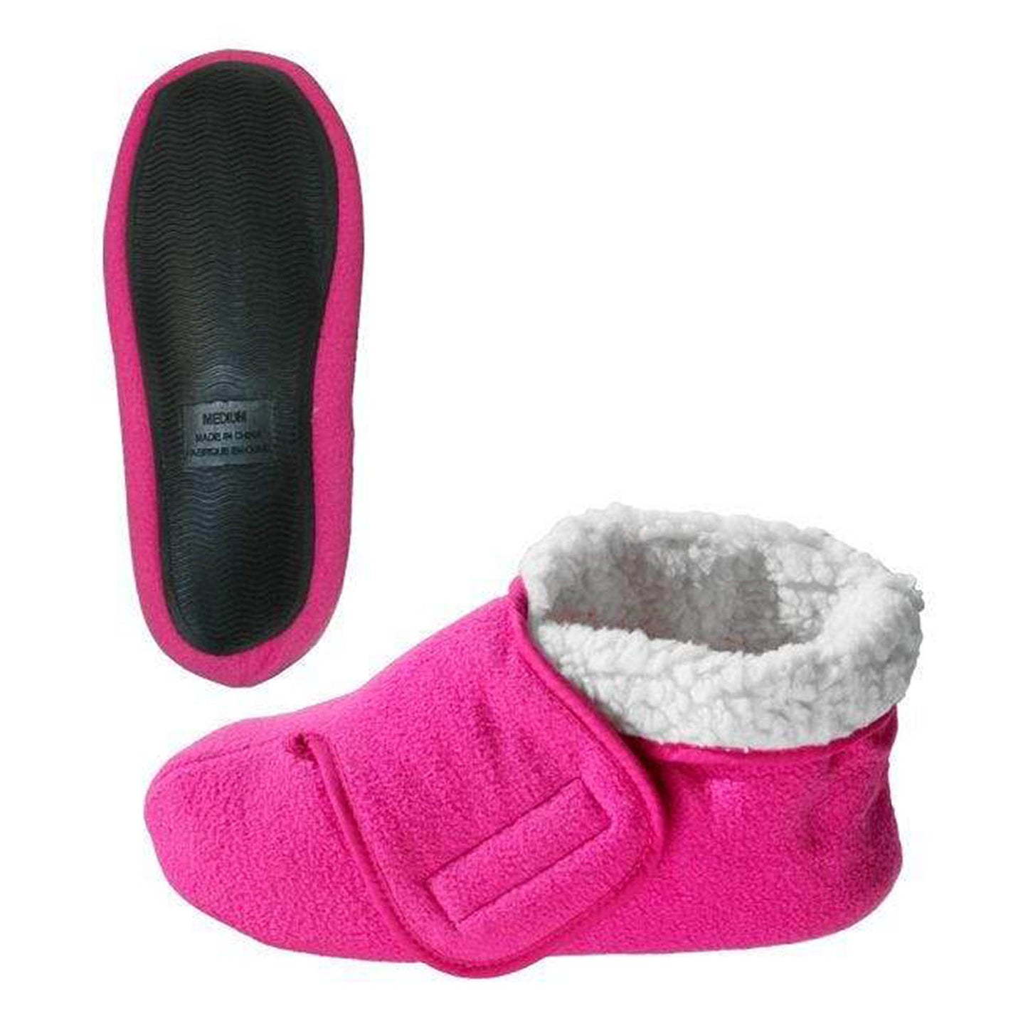 Unisex Extra Wide Soft Fleece Booties